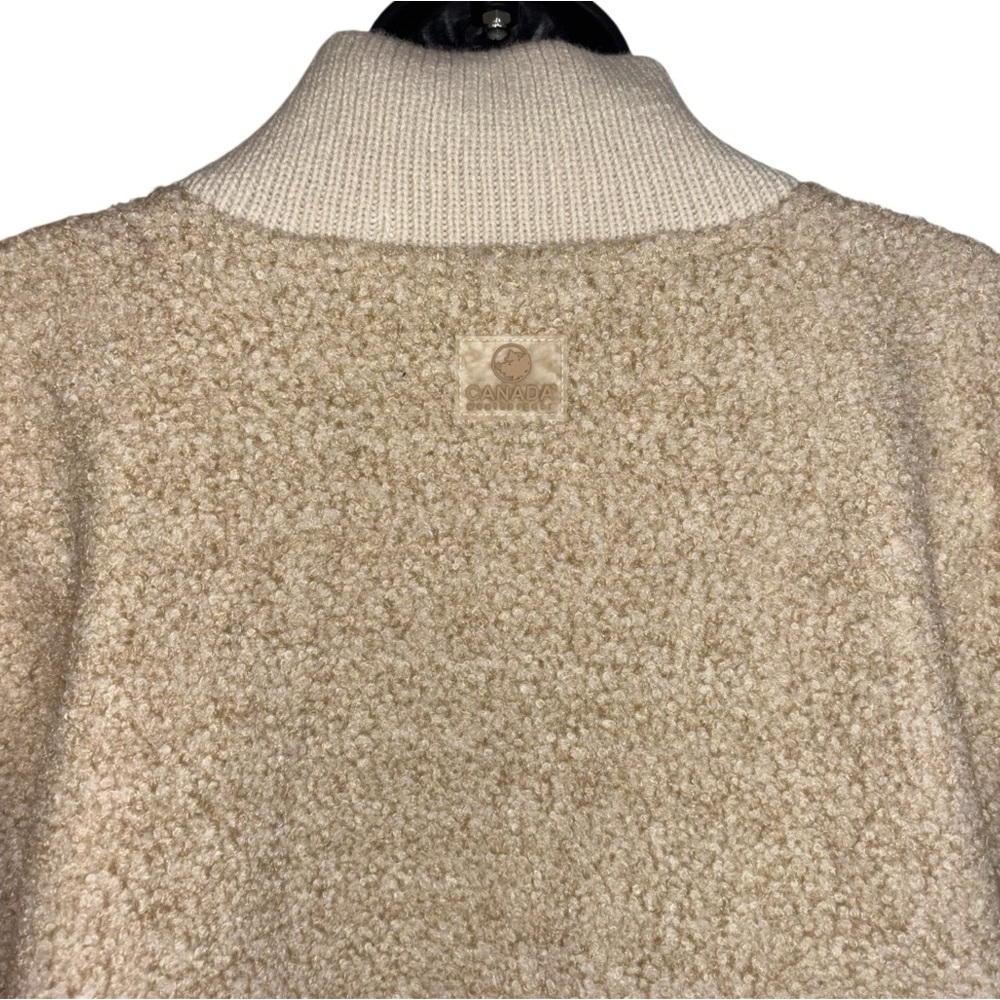 Canada Weather Gear Cape Double Zip Front Closure Boucle Texture One Size - Picture 5 of 16